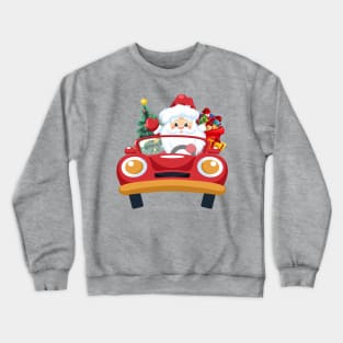 Santa The Driver Crewneck Sweatshirt